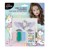 FARBKI DO TWARZY Z DIAMENT.I KALKOM.UNICORN KIDEA, Halloween, Art. świąteczne i okolicznościowe