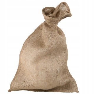 WOREK JUTOWY WYS. 17CM/SZER.22CM, Woreczki prezentowe, Art. dekoracyjne i prezentowe
