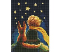 Diamond Mosaic IDEYKA, 30x40 cm, kids, fairy tale friends, 1 pc.