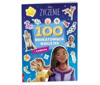 DISNEY ŻYCZENIE 100 BROKATOWYCH NAKLEJEK