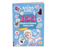 KRAINA LODU 100 BROKATOWYCH NAKLEJEK