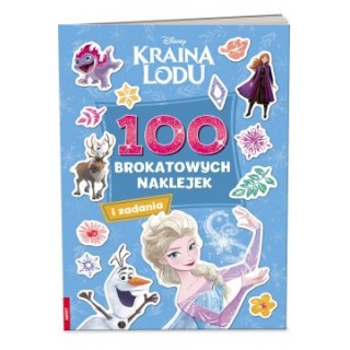 KRAINA LODU 100 BROKATOWYCH NAKLEJEK, Edukacyjne, Książeczki