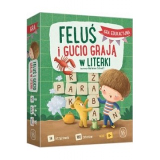 FELUŚ I GUCIO GRAJA W LITERKI -ZABAWKA, Edukacyjne, Gry