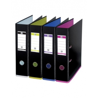 SEGREGATOR OXFORD MYCOLOUR PP A4 8CM.CZAR.-KOLOR., Segregatory, Organizacja dokumentów
