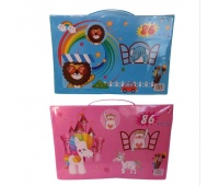 ZESTAW ARTYSTYCZNY 86el. chłopiec lub dziewczynka, Zestawy artystyczne, Plastyka