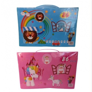 ZESTAW ARTYSTYCZNY 86el. chłopiec lub dziewczynka, Zestawy artystyczne, Plastyka