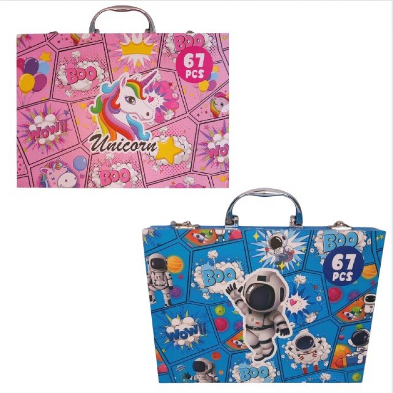 ZESTAW ARTYSTYCZNY 67el. chłopiec lub dziewczynka, Zestawy artystyczne, Plastyka