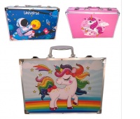 ZESTAW ARTYSTYCZNY 145el. WALIZKA ROZKŁADANA, Zestawy artystyczne, Plastyka