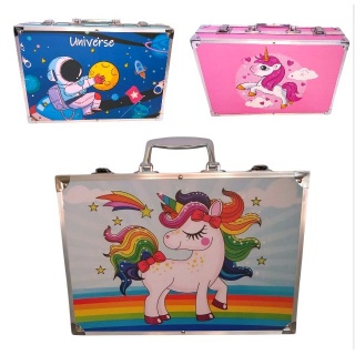 ZESTAW ARTYSTYCZNY 145el. WALIZKA ROZKŁADANA, Zestawy artystyczne, Plastyka