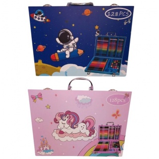 ZESTAW ARTYSTYCZNY 120el. chłopiec lub dziewczynka, Zestawy artystyczne, Plastyka