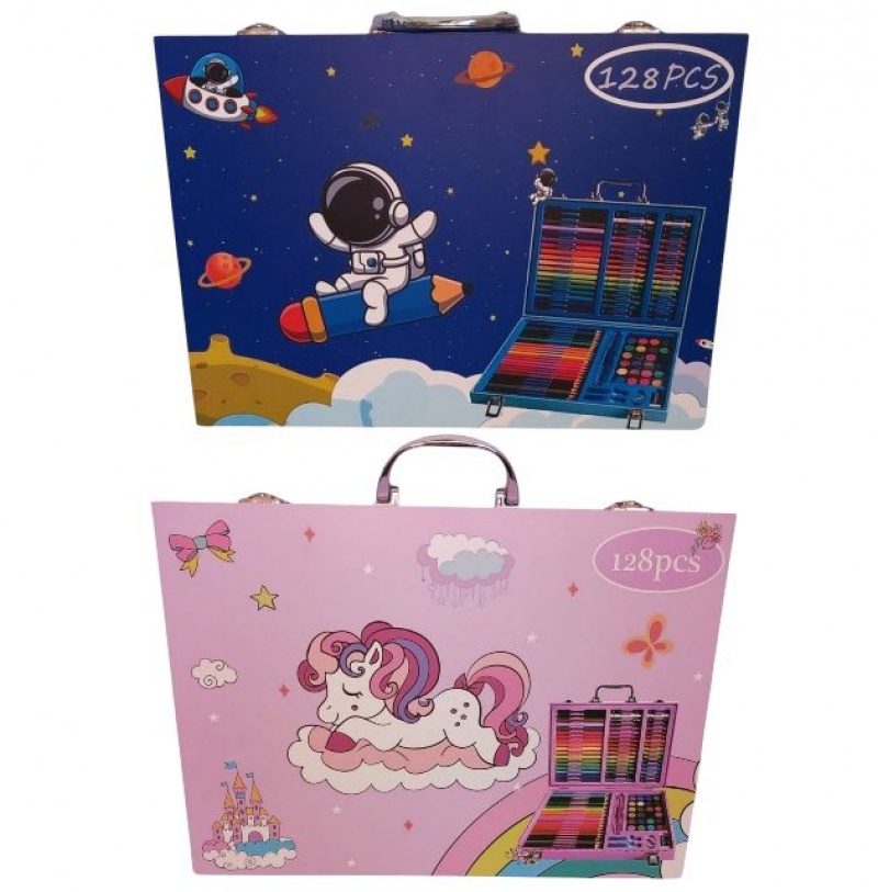 ZESTAW ARTYSTYCZNY 120el. chłopiec lub dziewczynka, Zestawy artystyczne, Plastyka