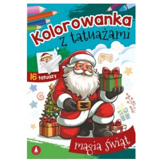 KOLOROWANKA Z TATUAŻEM -MAGIA ŚWIĄT, Kolorowanki, Książeczki