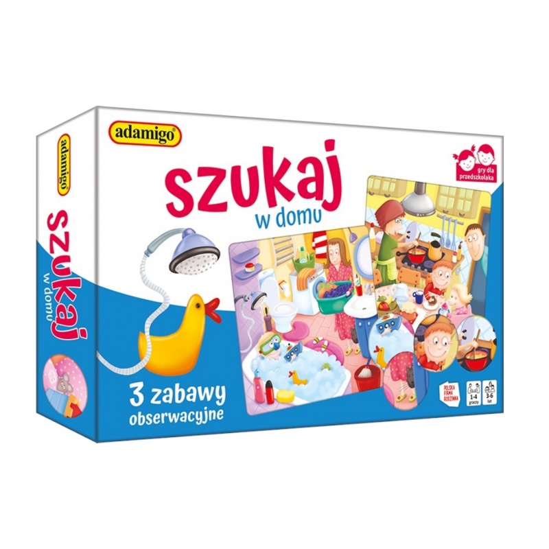 SZUKAJ W DOMU - zestaw edukacyjny 7943, Edukacyjne, Gry