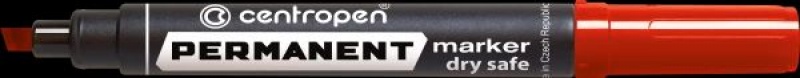 MARKER PERMANENTNY CENTROPEN DRY SAFE ŚCIĘ.CZERW., Markery permanentne, Art. do pisania i korygowania
