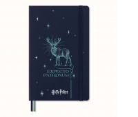 Notebook MOLESKINE Harry Potter Patronum 2024, 13x21cm, ruled, limited edition