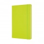 Notebook MOLESKINE Classic L (13x21cm), plain, hard cover, 240 pages, lemon green