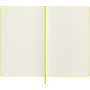 Notebook MOLESKINE Classic L (13x21cm), plain, hard cover, 240 pages, lemon green