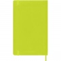 Notebook MOLESKINE Classic L (13x21cm), ruled, soft cover, 192 pages, lemon green