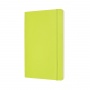 Notebook MOLESKINE Classic L (13x21cm), ruled, soft cover, 192 pages, lemon green