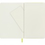 Notebook MOLESKINE Classic L (13x21cm), ruled, soft cover, 192 pages, lemon green