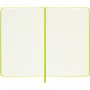 Notebook MOLESKINE Classic P (9x14cm), plain, hard cover, 192 pages, lemon green