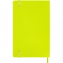 Notebook MOLESKINE Classic P (9x14cm), ruled, hard cover, 192 pages, lemon green