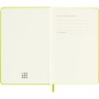 Notebook MOLESKINE Classic P (9x14cm), ruled, hard cover, 192 pages, lemon green