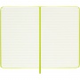 Notebook MOLESKINE Classic P (9x14cm), ruled, hard cover, 192 pages, lemon green