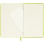 Notebook MOLESKINE Classic P (9x14cm), ruled, hard cover, 192 pages, lemon green