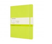 Notebook MOLESKINE Classic XL (19x25cm), plain, soft cover, 192 pages, lemon green