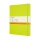 Notes MOLESKINE Classic XL (19x25cm), w linie, twarda oprawa, 192 strony, lemon green