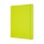 Notes MOLESKINE Classic XL (19x25cm), w linie, twarda oprawa, 192 strony, lemon green