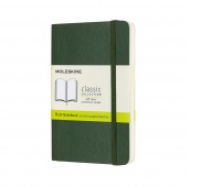 Notebook MOLESKINE P (9x14cm), plain, soft cover, 192 pages, myrtle green