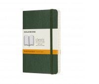 Notebook MOLESKINE P (9x14cm), ruled, soft cover, 192 pages, myrtle green