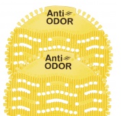 Odour pads for urinals, ANTI-ODOR Pro, Citrus, 2 pcs., yellow