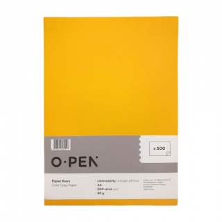 PAPIER KSERO A4 80g 500ark CIEMNO ŻÓŁTY, Nowości, ~ Nowości