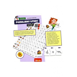 GRA POZNAJEMY LITERY Z PROFESORKIEM 5029, Edukacyjne, Gry