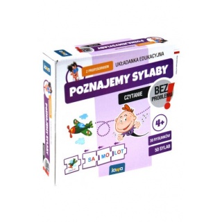 GRA POZNAJEMY SYLABY Z PROFESORKIEM 5043, Edukacyjne, Gry