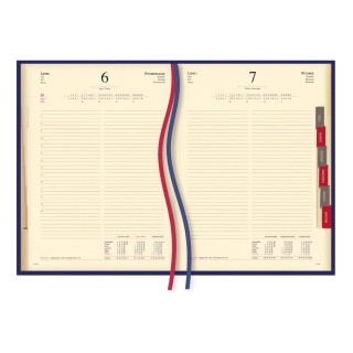 TERMINARZ STACJONARNY A4 T-229V 2026, Dzienne, Kalendarze