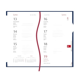 TERMINARZ KIESZONK.90x165 TYDZIEŃ DO WGLĄDU 2026, Tygodniowe, Kalendarze