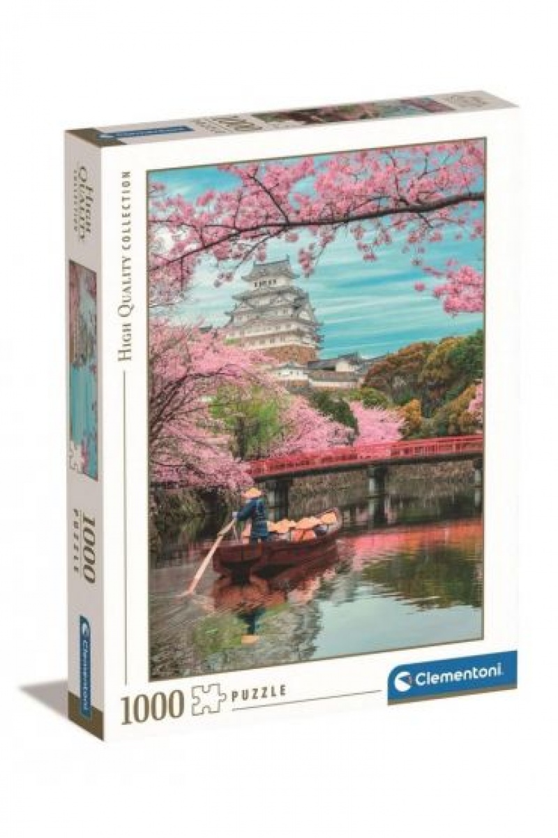 PUZZLE 1000 EL. HQC HIMEJI CASTLE IN SPRING 2024 !, 1000 elementów, Puzzle