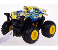 AUTO NA DUŻYCH KOŁACH PVC 12CM 2KOL. JU688-45A, Pojazdy, Zabawki