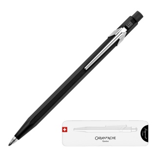 Oł&oacute;wek automatyczny CARAN D'ACHE Fixpencil, 3mm, w pudełku, czarny, Oł&oacute;wki, Artykuły do pisania i korygowania