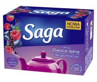 Tea SAGA, forest fruits, 20 bags