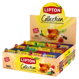 Herbata LIPTON Variety Pack, zestaw, 180 kopert, Herbaty, Artykuły spożywcze