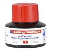 Refill service retract 11 permanent marker e-RMTK 25 EDDING, red