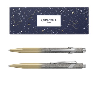 Długopis CARAN D'ACHE 849 Cosmic Gold, w pudełku, złoty, Długopisy, Artykuły do pisania i korygowania