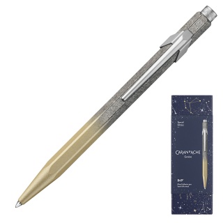 Długopis CARAN D'ACHE 849 Cosmic Gold, w pudełku, złoty, Długopisy, Artykuły do pisania i korygowania