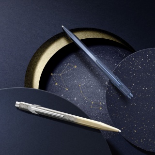 Długopis CARAN D'ACHE 849 Cosmic Gold, w pudełku, złoty, Długopisy, Artykuły do pisania i korygowania