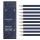 Kredki CARAN D'ACHE Cosmic Blue, w pudełku, 10 szt., mix kolorów metalicznych